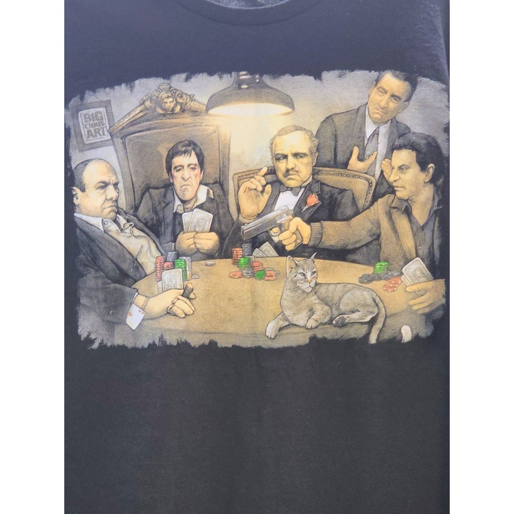 🔥Y2K Movie T Shirt (XL) Goodfellas Scarface Godfather Sopranos Gangster Mafia🔥 - Picture 3 of 9